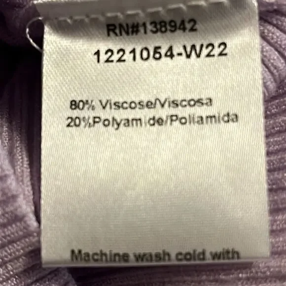 Lavender Turtleneck Sweater - Picture 16 of 16